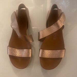 Pedro Garcia Gold Sandals